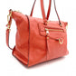 LOUIS VUITTON Lumineux PM Monogram Implant Shoulder Bag, Leather, Orange, 2-Way