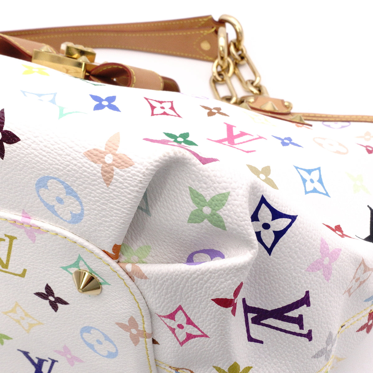 LOUIS VUITTON Annie GM Monogram Multicolor Shoulder Bag, PVC/Leather, Hand Bag Women's