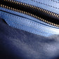 CELINE Luggage Micro Handbag, Leather, Blue, Tote Bag