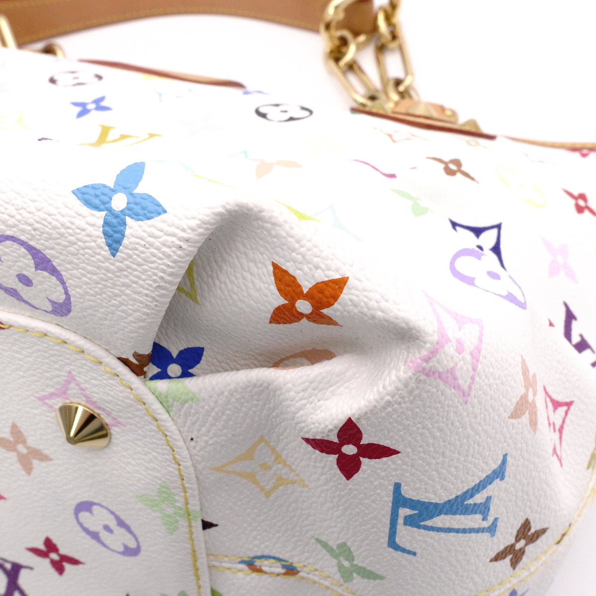 LOUIS VUITTON Annie GM Monogram Multicolor Shoulder Bag, PVC/Leather, Hand Bag Women's
