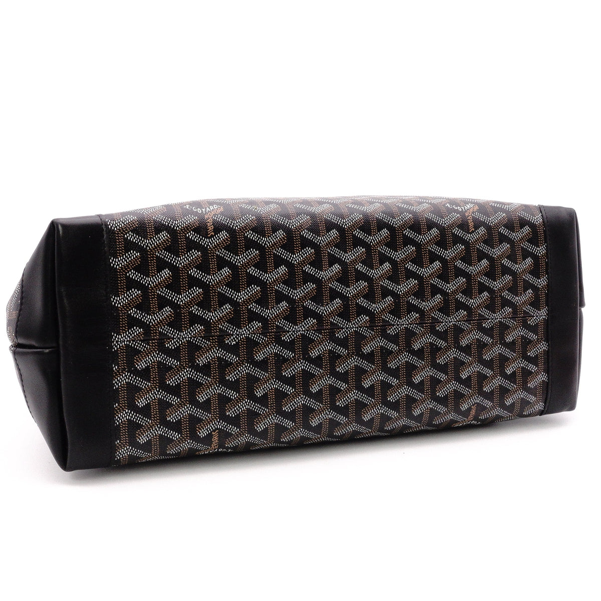 GOYARD Belshas Biode PM Tote Bag, PVC/Leather, Black, Women's, Shoulder Bag