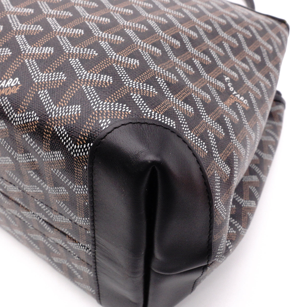 GOYARD Belshas Biode PM Tote Bag, PVC/Leather, Black, Women's, Shoulder Bag
