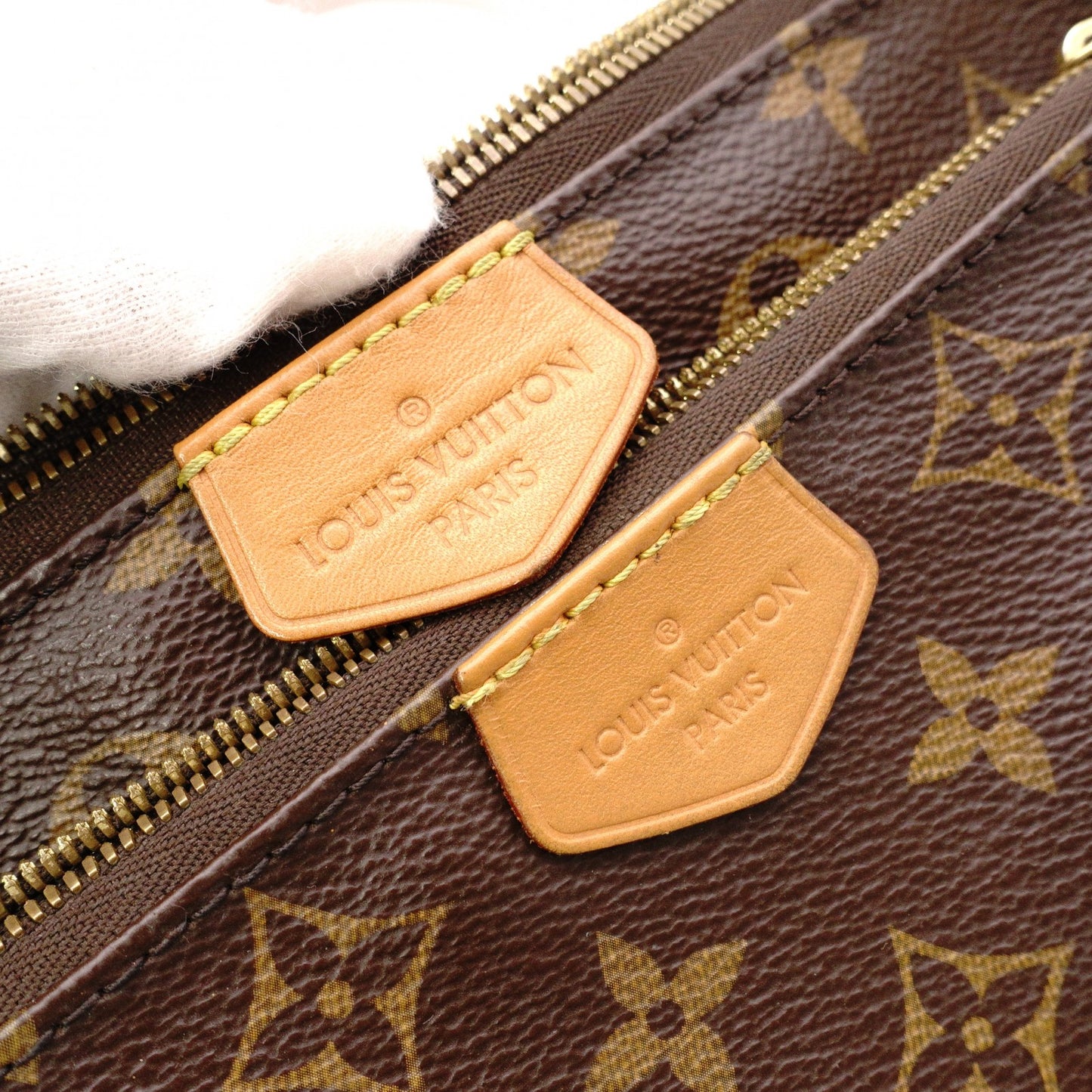 LOUIS VUITTON Multi-Pochette Accessoires Monogram Canvas Shoulder Bag, Brown/Pink, Leather/PVC Women's