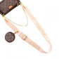 LOUIS VUITTON Multi-Pochette Accessoires Monogram Canvas Shoulder Bag, Brown/Pink, Leather/PVC Women's