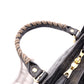 BALENCIAGA The Mini City Handbag, Leather, Gray, Women's, Crossbody, Gold Hardware