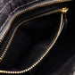 BALENCIAGA The Mini City Handbag, Leather, Gray, Women's, Crossbody, Gold Hardware