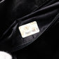 CHANEL Lambskin Matelassé Shoulder Bag, Leather, Black, Vintage Gold Hardware