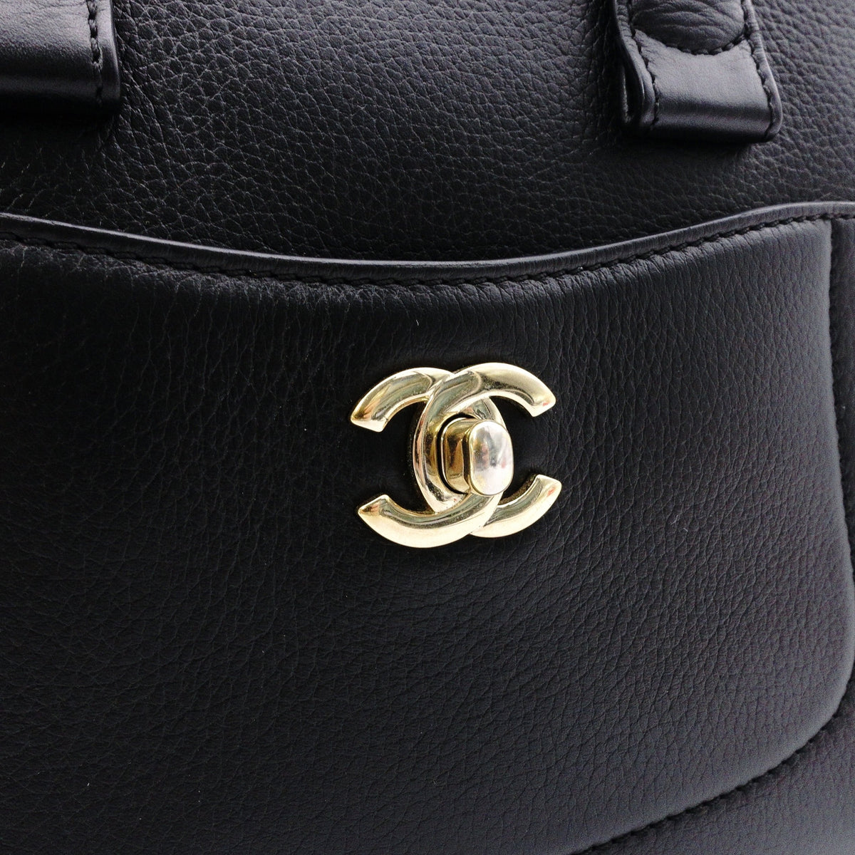CHANEL Neo Executive Shoulder Bag, 2way Hand Bag, Leather, Black, Gold Hardware, Women's