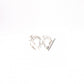 CELINE Earrings, 925 Sterling Silver, Silver Logo, Circle