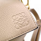 LOEWE Puzzle Medium Handbag, Leather, Beige, 2-Way, Gold Hardware, Crossbody