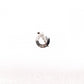 CELINE Earrings, 925 Sterling Silver, Silver Logo, Circle