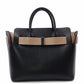 BURBERRY Belt Bag, Handbag, Leather, Black, Brown, 2-Way Crossbody