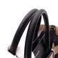 BURBERRY Belt Bag, Handbag, Leather, Black, Brown, 2-Way Crossbody