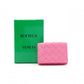 Bottega Veneta Intrecciato Tri-Fold Wallet, Leather, Pink, Wallet
