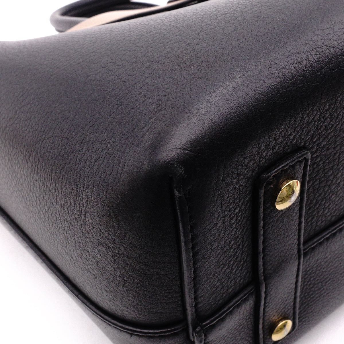 BURBERRY Belt Bag, Handbag, Leather, Black, Brown, 2-Way Crossbody