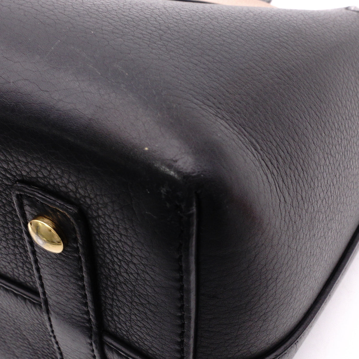 BURBERRY Belt Bag, Handbag, Leather, Black, Brown, 2-Way Crossbody