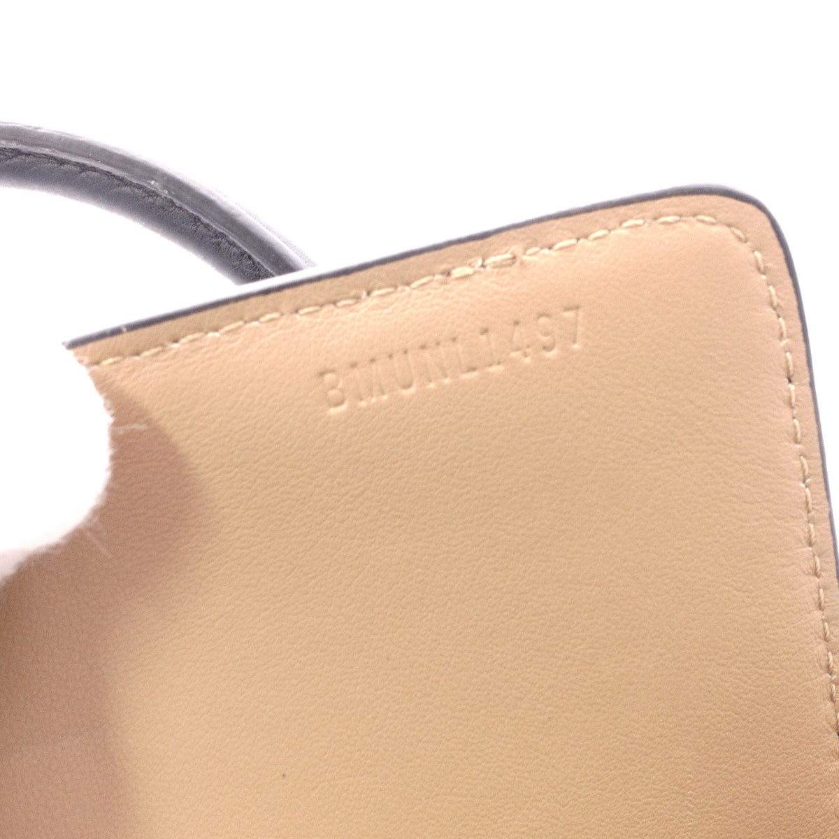BURBERRY Belt Bag, Handbag, Leather, Black, Brown, 2-Way Crossbody