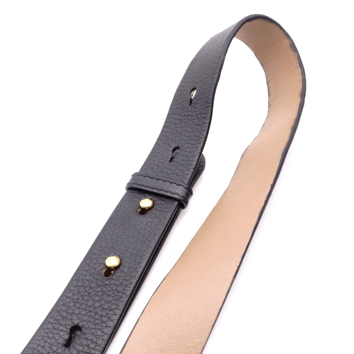 BURBERRY Belt Bag, Handbag, Leather, Black, Brown, 2-Way Crossbody