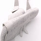 Dior Saddle Daniel Arsham Newspaper Shoulder Bag, PVC/Leather, White