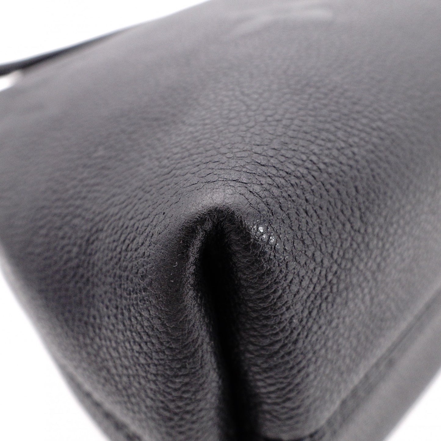 LOUIS VUITTON M47209 Bundle Monogram Imprint Shoulder Bag, Leather, Black, 2-Way