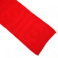 CHANEL Coco Logo Wool Red Scarf