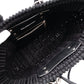 BALENCIAGA Basket Bistro XS Handbag Cotton Black