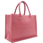 DIOR Book Tote Medium Tote Bag, Leather, Pink, Women's, CD Logo, Shoulder Strap