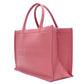 DIOR Book Tote Medium Tote Bag, Leather, Pink, Women's, CD Logo, Shoulder Strap