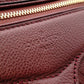 LOUIS VUITTON Monogram Implant Shoulder Bag, Leather, Bordeaux, 2-Way