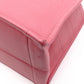 DIOR Book Tote Medium Tote Bag, Leather, Pink, Women's, CD Logo, Shoulder Strap