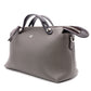 FENDI By the Way Handbag, Leather, Gray, Women's, 2-Way Crossbody, Silver Hardware