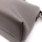 FENDI By the Way Handbag, Leather, Gray, Women's, 2-Way Crossbody, Silver Hardware