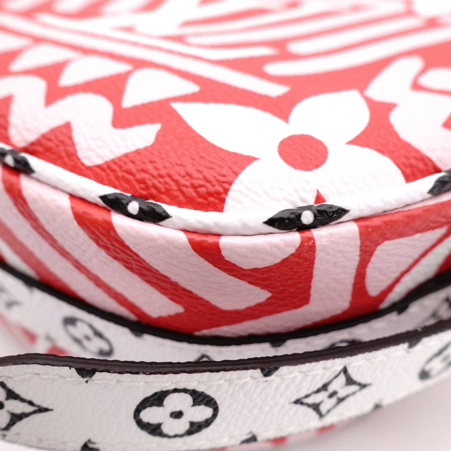 LOUIS VUITTON Boîte Chapeau Souple PM LV Crafty Shoulder Bag, PVC, Red