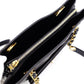 CHANEL Shoulder Bag Leather Black Women's Black Gold Hardware