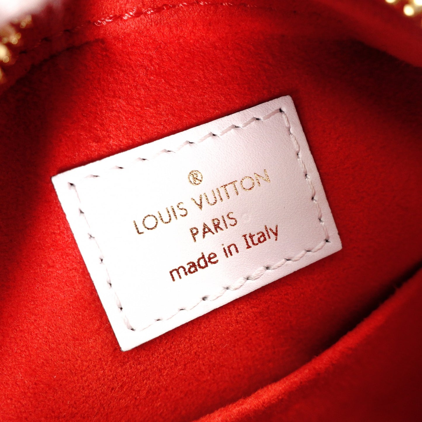 LOUIS VUITTON Boîte Chapeau Souple PM LV Crafty Shoulder Bag, PVC, Red