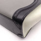 CELINE Luggage Nano Shopper Handbag, Leather, Greenish Gray, 2-Way, Black, Crossbody