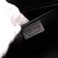 CELINE Luggage Nano Shopper Handbag, Leather, Greenish Gray, 2-Way, Black, Crossbody