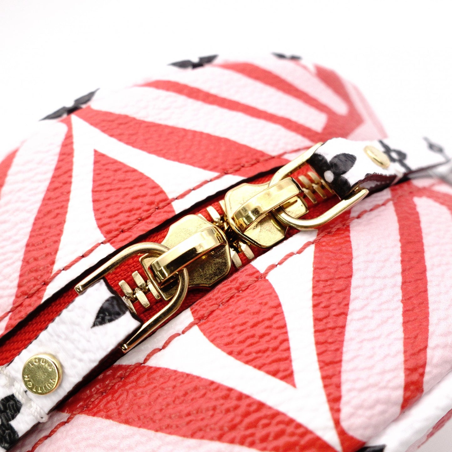 LOUIS VUITTON Boîte Chapeau Souple PM LV Crafty Shoulder Bag, PVC, Red