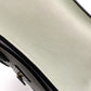CELINE Luggage Nano Shopper Handbag, Leather, Greenish Gray, 2-Way, Black, Crossbody