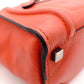 CELINE Luggage Micro Shopper Handbag, Leather, Orange, Tote Bag