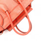 CELINE Luggage Micro Shopper Handbag, Leather, Orange, Tote Bag