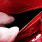 FENDI Peekaboo Mini Handbag, Patent Leather, Red, Women's, 2-Way, Red, Gold Hardware, Crossbody