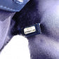 CHANEL Lambskin Gabrielle Matelassé Clutch Bag, Leather, Navy Blue