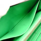 BOTTEGAVENETA Bottega Veneta Intrecciato Long Wallet, Leather, Black and Green, Men's Wallet