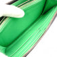 BOTTEGAVENETA Bottega Veneta Intrecciato Long Wallet, Leather, Black and Green, Men's Wallet
