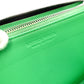 BOTTEGAVENETA Bottega Veneta Intrecciato Long Wallet, Leather, Black and Green, Men's Wallet