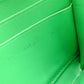 BOTTEGAVENETA Bottega Veneta Intrecciato Long Wallet, Leather, Black and Green, Men's Wallet