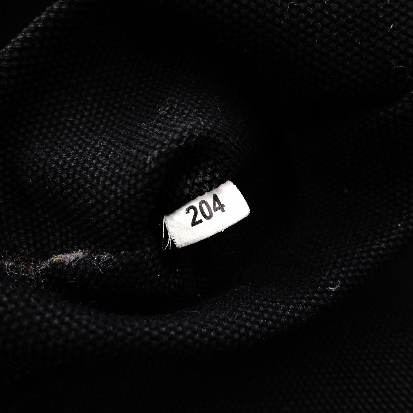 PRADA Canapa Tote Bag, Canvas, Black, 2-Way, Logo, Crossbody