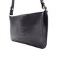 CELINE Macadam Shoulder Bag, Leather, Black, Single Strap, Black with Gold Hardware