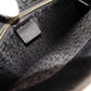 CELINE Macadam Shoulder Bag, Leather, Black, Single Strap, Black with Gold Hardware